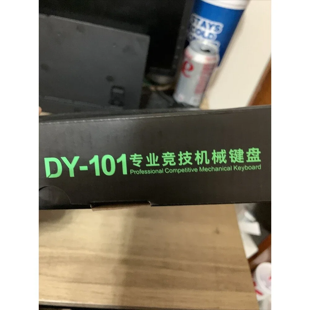 Deiog DY-101 Professional Competitive Mechanical Keyboard Used Minimal Teal